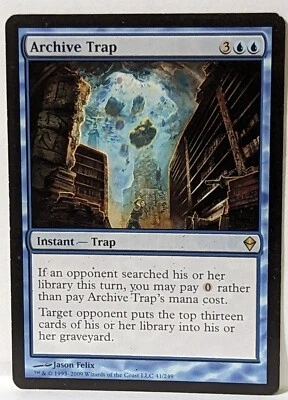 MTG Archive Trap Rare -LP- Zendikar-  Magic The Gathering - Image 1 of 3