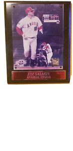 2002 Anaheim Angels TIM SALMON Framed Plaque 13x10.5 World Series Los Angeles