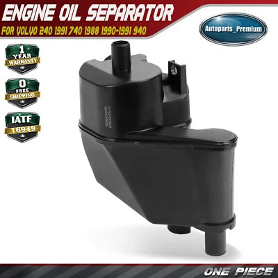 Engine Oil Seperator Crankcase for Volvo 240 1991 740 1988 1990-1991 940 1993 - Image 1 of 4