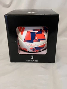 Adidas MLS Club Pallone da Calcio, Replica Match Ball, Taglia 3, Rosso/Blu/Bianco NUOVO - Foto 1 di 3