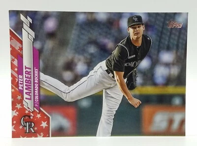 2020 Topps Update Peter Lambert Independence Day 54/76 SSP #U-253 Rockies 🔥🔥 - Image 1 of 3