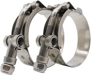 1.5" T-Bolt Hose Clamp - Working Range 35Mm - 40Mm for 1.5" Hose OD, Stainless S - Picture 1 of 12