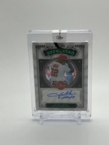 2022 Panini Three And Two Superstar Signatures Juan Soto Emerald Auto 3/5 - Picture 1 of 2