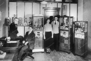Exhibit Showroom Crane Diggers Gumball Machine Professional Photo Lab Reprint - Picture 1 of 1