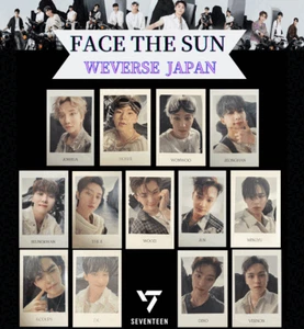 SEVENTEEN Photo Card 4th Album Face the Sun Weverse Japan Limited Benefits PC - Picture 1 of 46