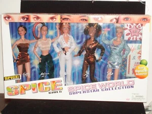 Galoob SPICE GIRLS 1998 SPICE WORLD Superstar Collection Neu im Karton 5 Puppen - Bild 1 von 6