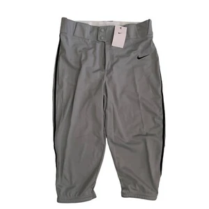 Pantalones de béisbol Nike Vapor Select para hombre talla M de tubo alto gris negro BQ6437-053 nuevos - Imagen 1 de 16