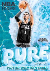 2024-25 Panini NBA Hoops - Pure Players Victor Wembanyama #9 - Spurs - Picture 1 of 3