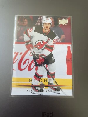 2023-24 Upper Deck Extended Series 2008-09 RETRO Jack Hughes  #T-12 Devils  - Image 1 of 2