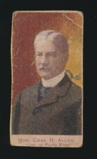 1901 T175 Sweet Caporal HEROES of SPANISH WAR (Package Design) -CHAS. H. ALLEN