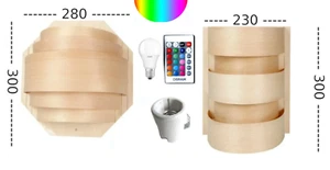 Saunalampe Saunaleuchte Lampe Saunalampe Blendschirm Beleuchtung Farbwechsel - Bild 1 von 12