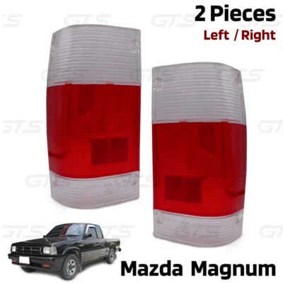 Tail Lamp Rear Light White Red Lens For Mazda Magnum B2000 B2200 2600 1986 1993 - Image 1 of 4