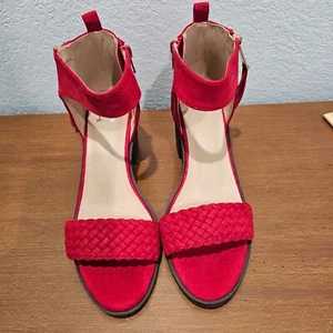 Sandalias de tacón alto Journee Collection Hunter zapatos para mujer talla 6 - Imagen 1 de 8