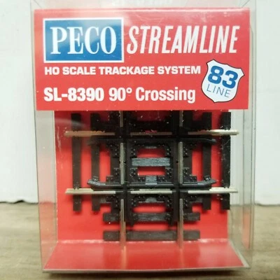 Code 83 Line -- 90-Degree Crossing  PECO Streamline SL-8390 HO Scale - Image 1 of 3