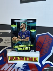 Stephen Curry 2023-24 Cosmic Chrome Extraterrestrial Talent #ET-13 Warriors - Picture 1 of 2