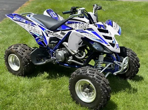 yamaha raptor 660 kit graphics decals stickers atv wrap quad all year raptor660 - Picture 1 of 3