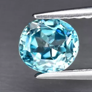 ★★ RARE !! ZIRCON BLEU DU CAMBODGE : 5.7 mm x 5.2 mm ★★ P335.129T - Imagen 1 de 1