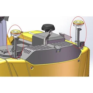 Dekoratives GPS DIY Teile 1/14 für 3 Arme 914 Metall Hydraulik RC Bagger Modell - Picture 1 of 1