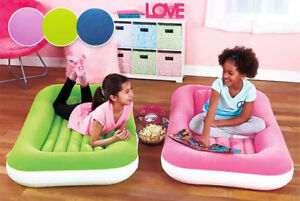 Junior Airbed Airlock Kids Inflatable Child Kiddy Air bed with Safe bumper sides