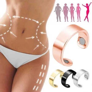 Magnetic Healing Therapy Arthritis Open Ring Weight Loss Pain Relief Womens Men - Picture 1 of 12
