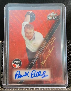 Randy Peterson 2024 Leaf Metal PBA Memory Lane - Auto - Red #3/15 - Bild 1 von 2