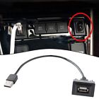 AUX USB Port Cable Adapter Wire for Toyota For Corolla Over Heated Protection