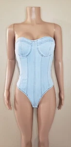 Denim Tube Top Body - Bild 1 von 6