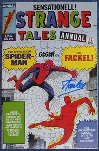STRANGE TALES ANNUAL #2-MARVEL DEUTSCHLAND-SIGNIERT STAN LEE-1999 NACHDRUCK-COA - Bild 1 von 8