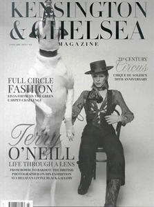 Kensington & Chelsea Magazine David Bowie by Terry O'Neill NEW - Foto 1 di 1