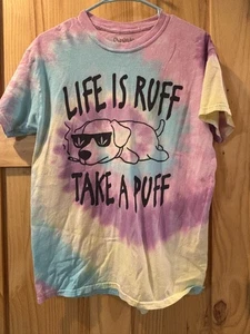Maglietta Specers Life Is Ruff Take A Puff Tie Dye - Foto 1 di 4
