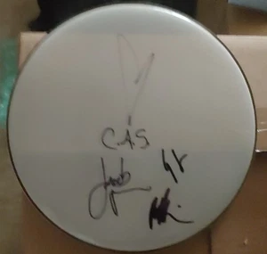 ZIGARETTEN NACH SEX signiert DRUMHEAD alle 3 Schlagzeugfelle - Bild 1 von 1