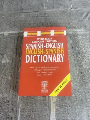 Webster a Concise Edition Spanish-English Dictionary 2003 - Image 1 of 4