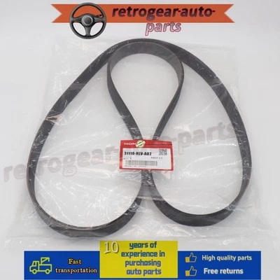 OEM Serpentine Drive Belt For Honda Odyssey Passport Pilot Acura MDX V6 - Image 1 of 4