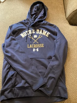 Sudadera con Capucha Norte Dame Lacrosse Under Armour Mujer M Excelente Estado  Foto 1 de 2