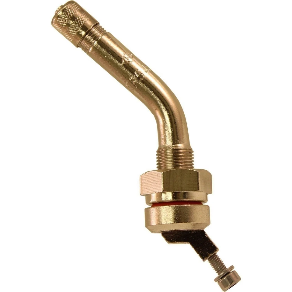 31 Inc 17-50396 TPMS Brass Clamp-In Valve Stem for Dodge Ram Sensors - Image 1 of 4