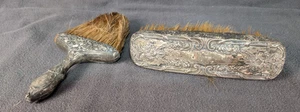 Antique R. WALLACE & SONS Sterling Silver Art Deco Vanity Brush Set - Picture 1 of 8