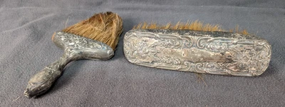 Antiguo juego de cepillos de tocador Art Deco de plata de ley R. WALLACE & SONS Foto 1 de 4