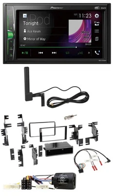 Pioneer MP3 DAB Lenkrad 2DIN Bluetooth Autoradio für Nissan Cube ab 2009 Frontie - Bild 1 von 4