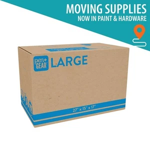 Large Moving Boxes 27L x 15W x 17.5H Standard Kraft Brown Color Premium NEW - Picture 1 of 60
