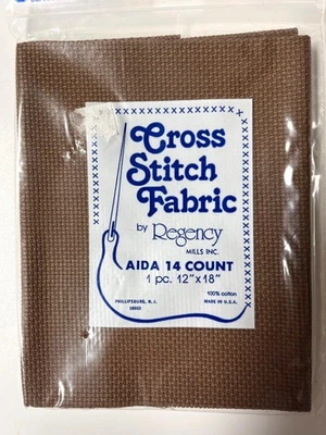 Tela punto de cruz Regency 12 x 18 elige rojo, azul, blanco, beige, verde, rosa Foto 1 de 4