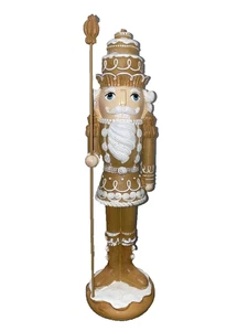 Sarasota Christmas Colonel cupcake beige 14" Nutcracker white Icing Cupcake new - Picture 1 of 5
