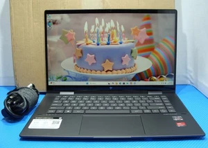 HP ENVY x360 15-fh0013dx 2-in-1 15.6" TOUCH Ryzen 5 7530U 2GHz 8GB 256GB 99%Batt - Picture 1 of 24