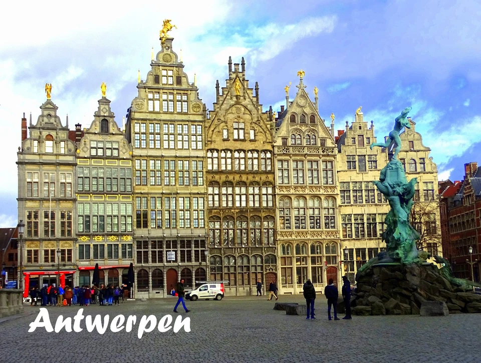 Fridge Magnet Antwerp Het Steen - Souvenir Magnet Belgium Free Postage - Image 1 of 1