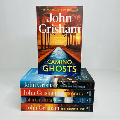 Lot of 5 John Grisham Novels Thriller Crime Paperback Bundle Camino Sooley Judge - image 1 of 4