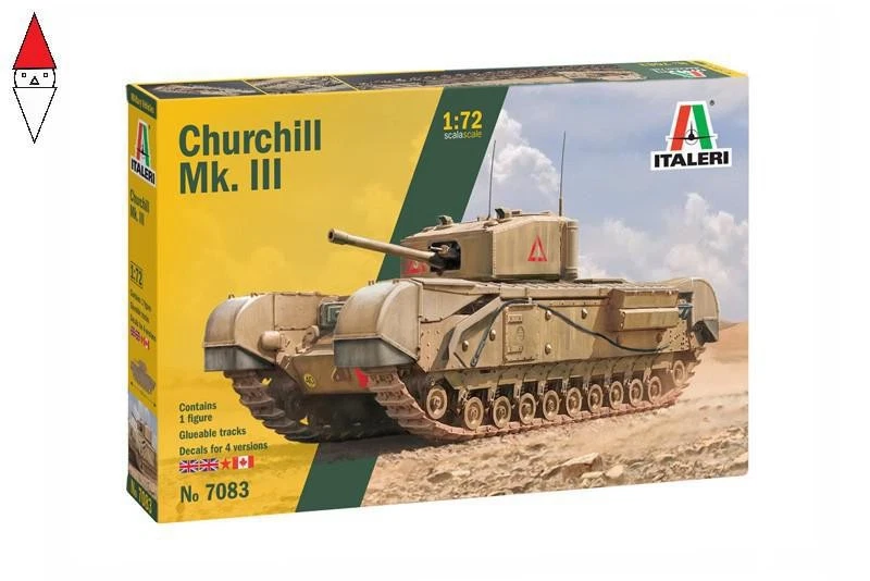ITALERI 1/72 CHURCHILL MK. III - Immagine 1 di 1