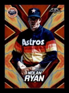2017 Topps Fire Flame Nolan Ryan #180 Short Print SP Houston Astros
