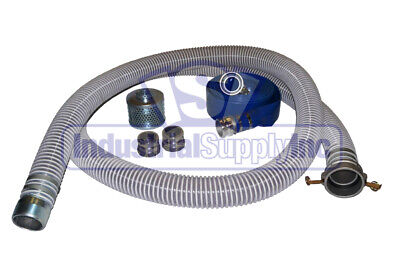Suction Hose | PVC Clear Flexible | 4  X 20 FT | Conventional Kit | 50 FT Blue • 275$