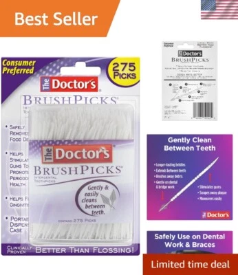 Paquete compacto de 275 unidades de cepillos médicos - cuidado dental avanzado para adultos Foto 1 de 4