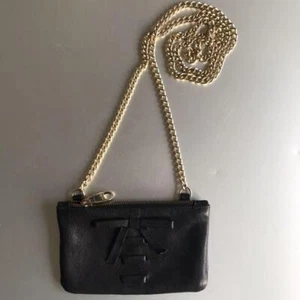 Valentino Leather Shoulder Bag Auth Black Medium Women From Japan - Picture 1 of 6