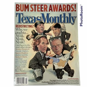 Texas Monthly Magazine January 2004 1/04 Bum Steer Awards Aggie Bonfire - Imagen 1 de 2